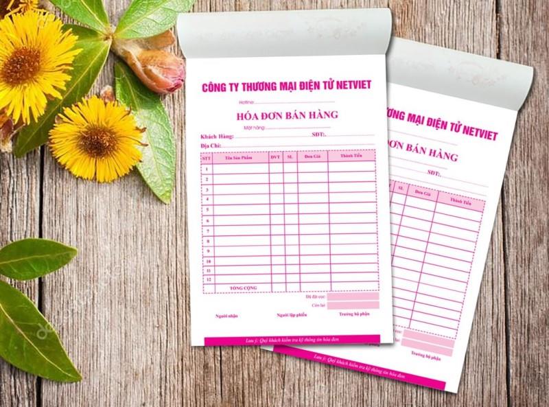 BÁO GIÁ IN HÓA ĐƠN A5